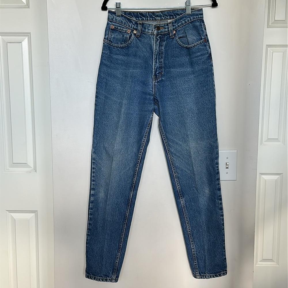 Vintage 90's Jordache Women's High Rise Retro Tapered Mom Jeans 26"‎ Streetwear